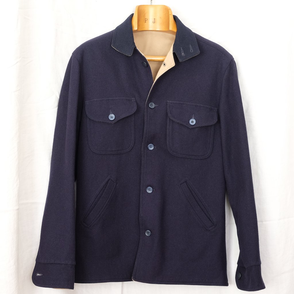 Vintage Pendelton Lobo Wool Jacket Blue  Beige  Size S